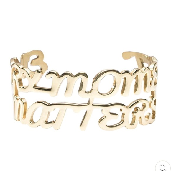 Rustic cuff every moment matters 1” cuff in gold - Picture 2 of 6